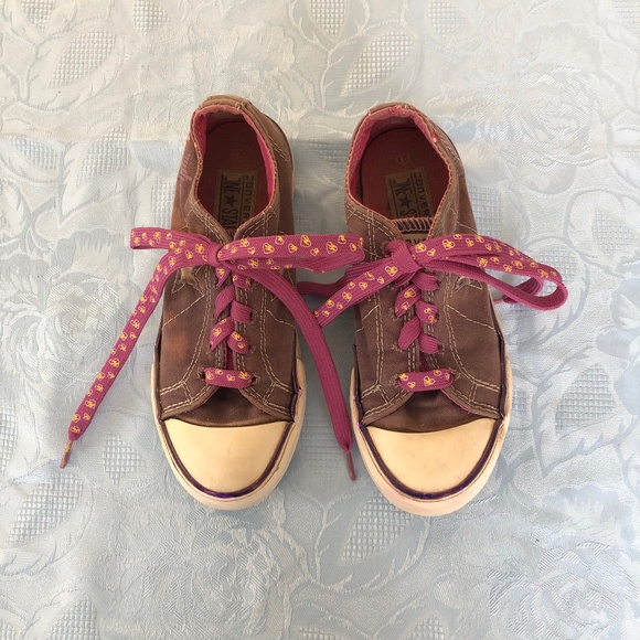 Converse One-Star Purple Sneakers - Picture 1 of 5